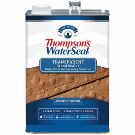 Thompsons Waterseal 1 gal Transparent Waterproofing Stain, Chestnut  Brown TH572890